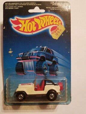 Jeep CJ-7 Hot Wheel Toy Diecast Vehicle 1:64  Scale Vintage New In Package